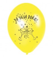 Vorschau: 6 Silvester Ballons Do Siego Roku 27cm