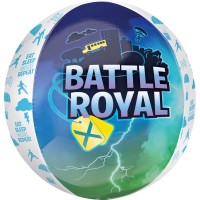 Globo bola de cumpleaños Battle Royal 38 x 40cm