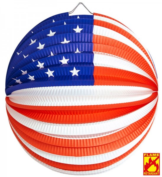 Bandera USA Lampion 25cm