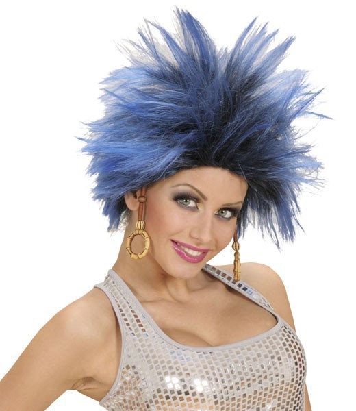 Tally Rock Star Wig In Blue-Black 2