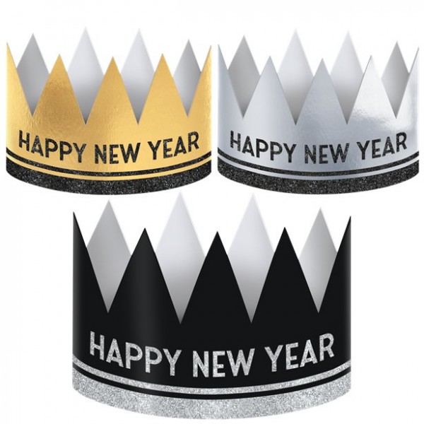 12 New Year party crowns