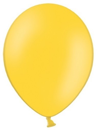 10 balonów Partystar żółty 30 cm