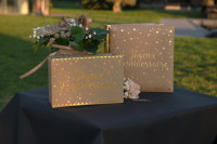 Vorschau: Joyeux Anniversaire Kartenbox weiß-gold