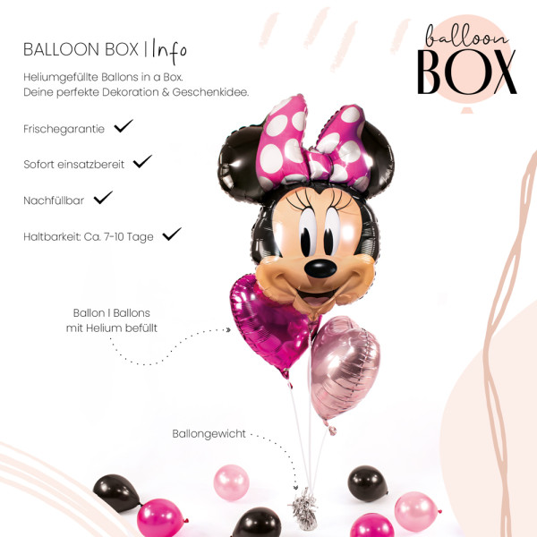 XL Heliumballon in der Box 3-teiliges Set Minnie Mouse 3