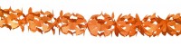 Guirlande en papier Hoku Orange 6m