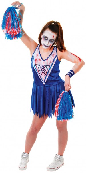 Dancing zombie cheerleader girl