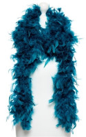 Preview: Feather boa Alina petrol 1,8m