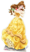 Princess Belle kartongutskärning 1,6m