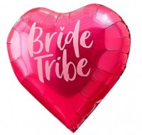 5 ballons en aluminium Bride Tribe 45cm