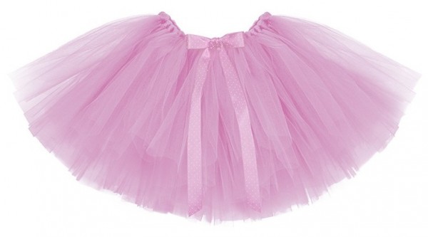 Tutu skirt with bow in pink 34cm