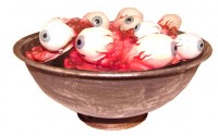 Bloody Eyes in a Bowl Table Decoration 19cm