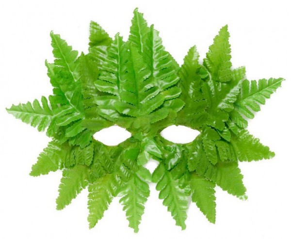Grüne Blätter Augenmaske