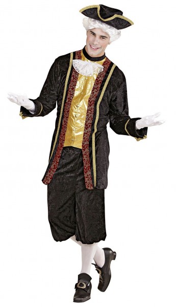 Barok adelsmand fra Venedig herres kostume