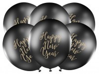 Vorschau: 6 Royal New Year Luftballons 30cm