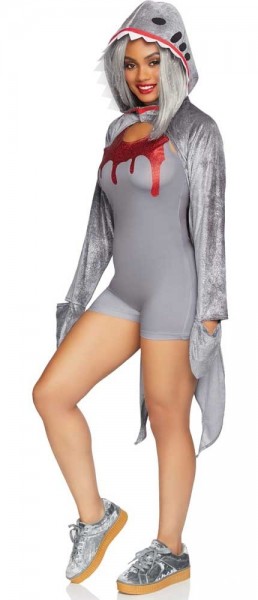 Sexy horror shark costume deluxe 4