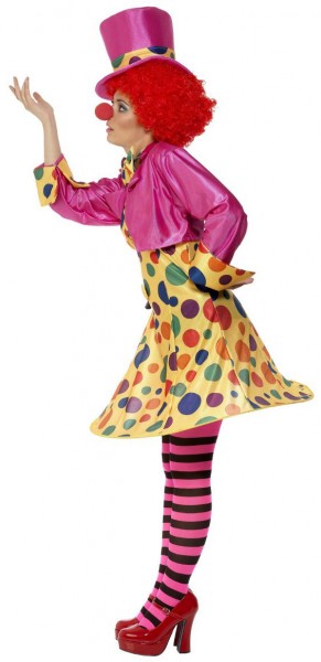 Costume de clown de cirque à pois 2