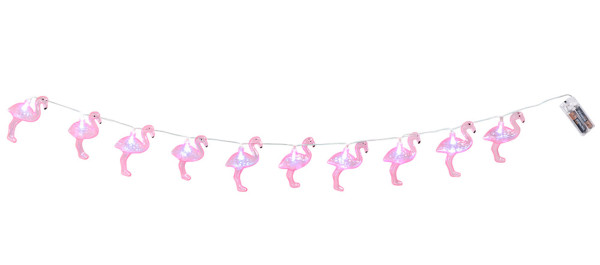 Flamingo LED Lichterkette 140cm