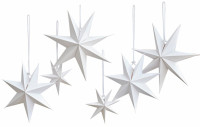 Vorschau: 6 Eco Sternenhänger 3D White Star
