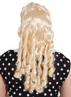 Rockabilly Style Ladies Wig Blond