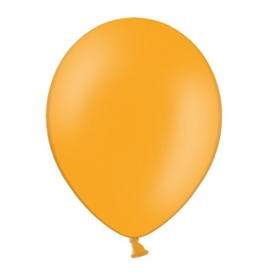 100 ballons Faro orange pastel 25cm