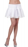 White lace petticoat
