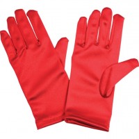 Rote Handschuhe für Kinder