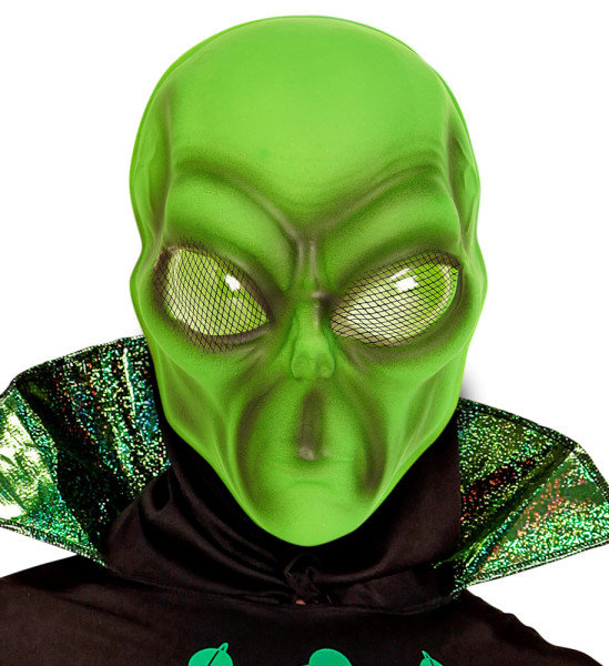 Außerirdische Alien Maske Grün 3