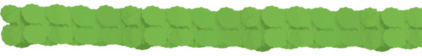 Guirlande décorative en papier vert pomme 3.65m