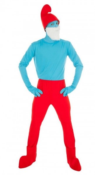 Papa Smurf costume for men