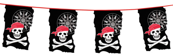 Pirate skull pennant chain 10m