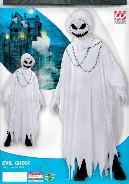 Disfraz de fantasma riendo yorick infantil