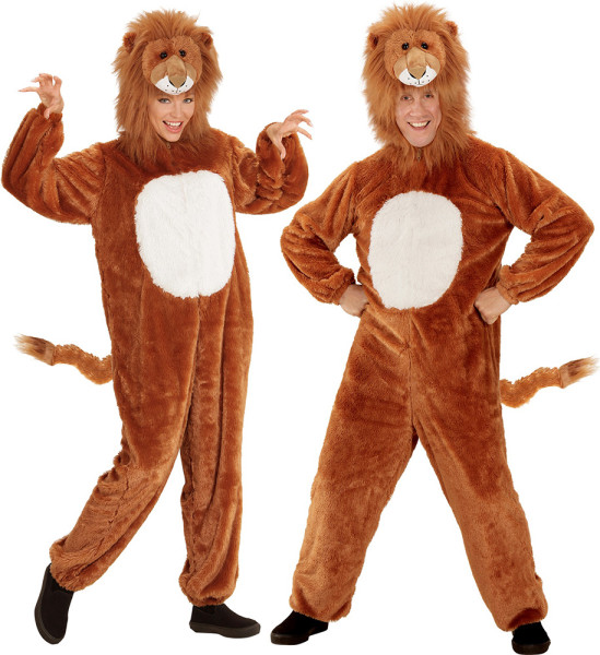 Lion plysj kostume til voksne