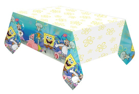 Spongebob Party tablecloth 2.6m