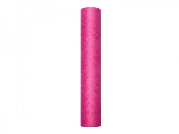 Pink tulle table runner 30 x 900cm 2