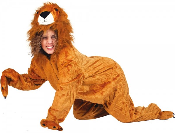 Costume enfant Sandro en peluche lion