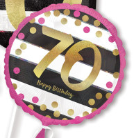 Set de globos de 5 piezas 70 cumpleaños
