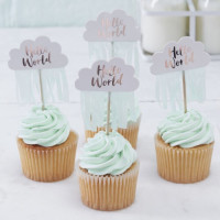 Oversigt: 10 Oh Baby Party Picker 6 x 11cm