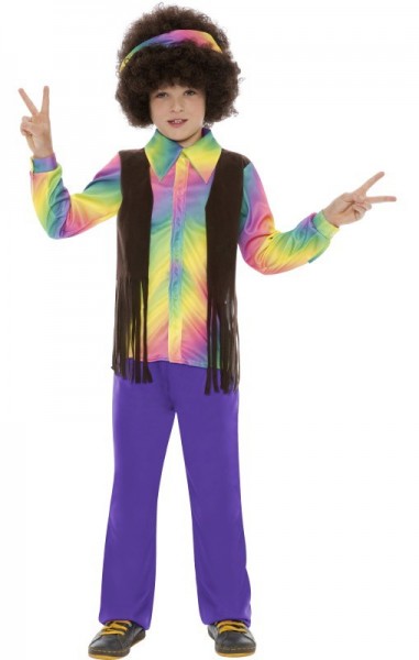 Disfraz infantil hippie de Peace & Love