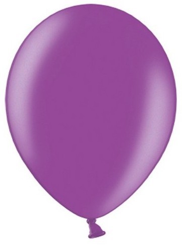 100 Celebration metallic ballonnen violet 29cm
