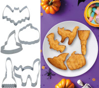 Halloween cookie cutters, 5 pieces