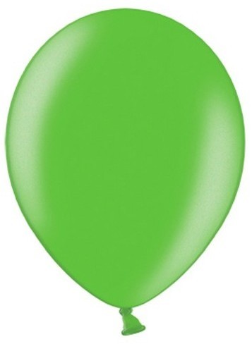 100 Celebration metallic Ballons grün 29cm