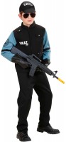 Oversigt: SWAT Agent Trevor kostume til en dreng