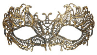 Golden elegant Venetian eye mask
