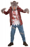Aperçu: Déguisement de bûcheron loup-garou zombie enfant