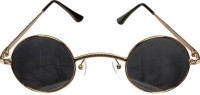 Steampunk Hippieglasögon med mörka linser