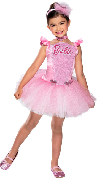 Ballerina Barbie pige kostume