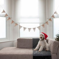 Preview: Vintage Merry Christmas Bunting