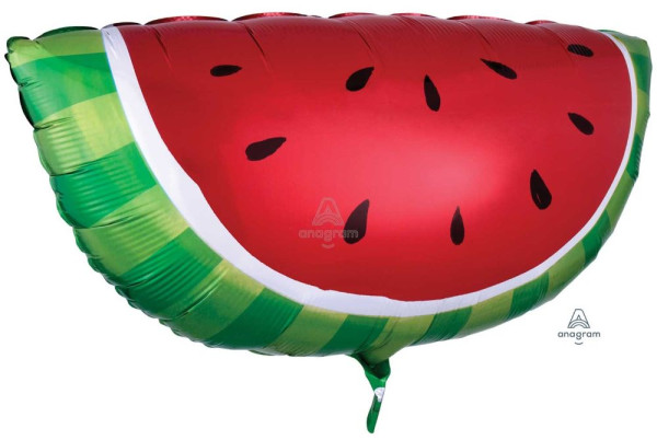 Folieballong XL vattenmelon 81cm