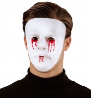 Vorschau: Maske Bluttränen Weiß