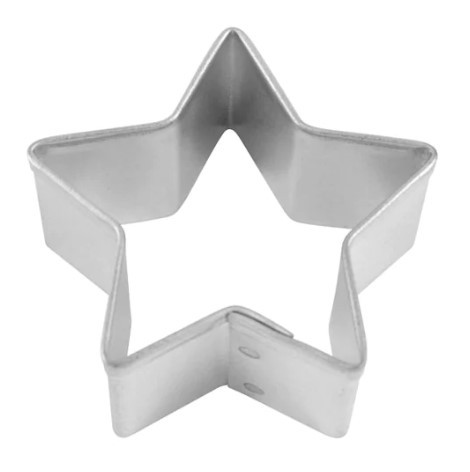 White star cookie cutter 3.8cm